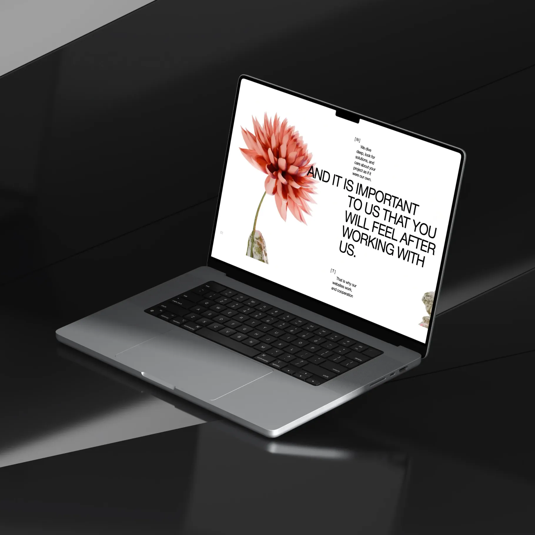 Introck Studio studio website: screen 2 of 4