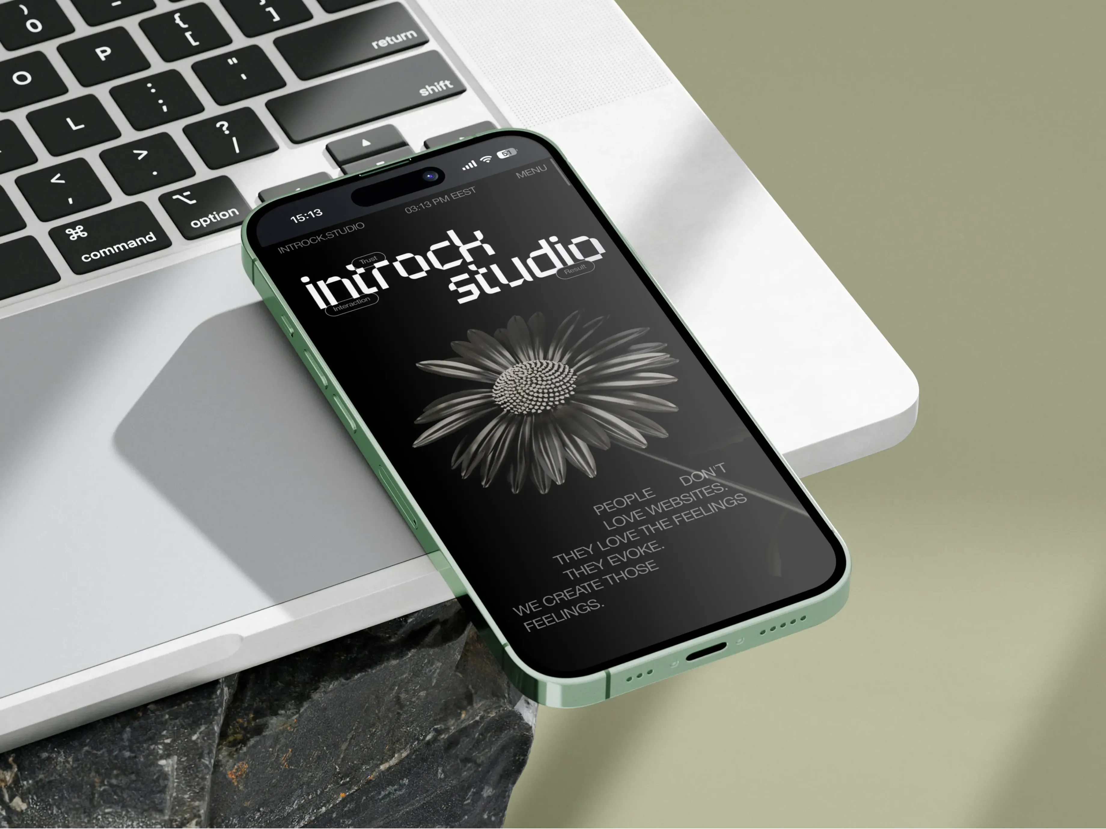 Introck Studio studio website: screen 4 of 4