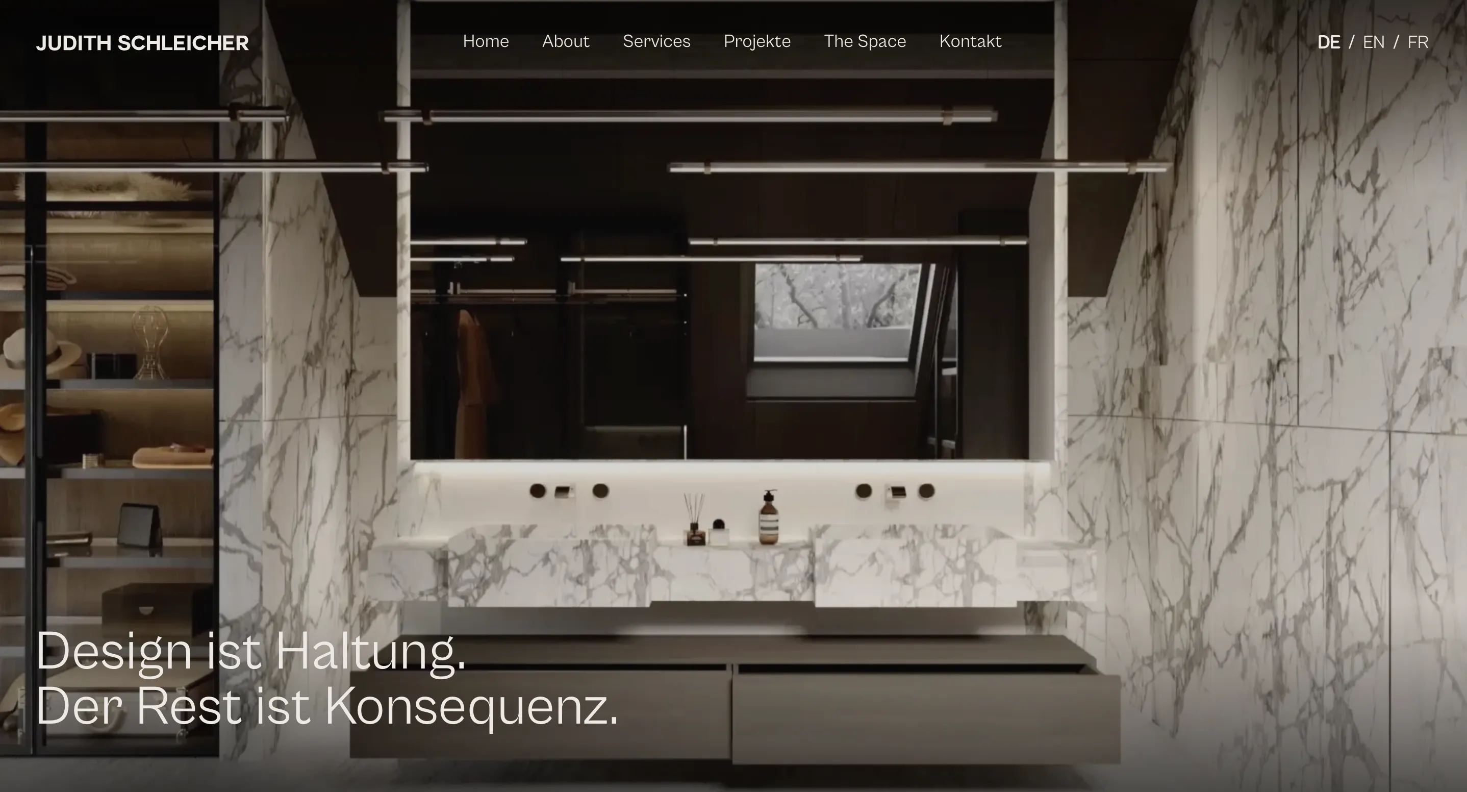 Judith Schleicher studio website built by ROOKS