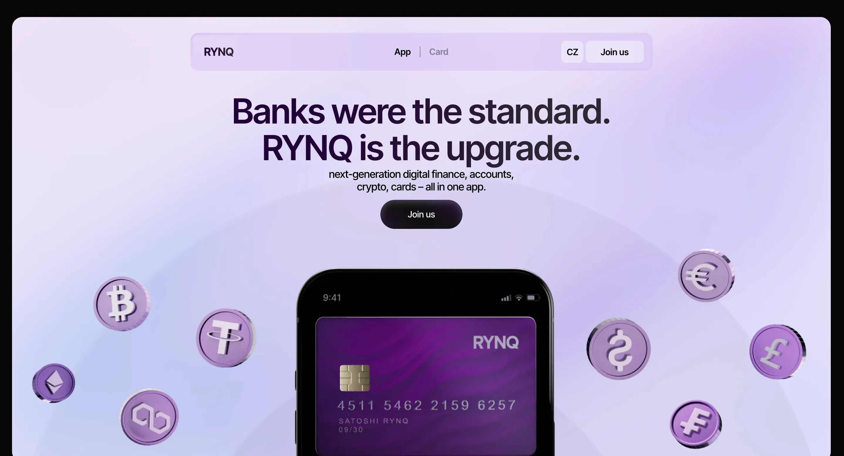 RYNQ web product built by ROOKS