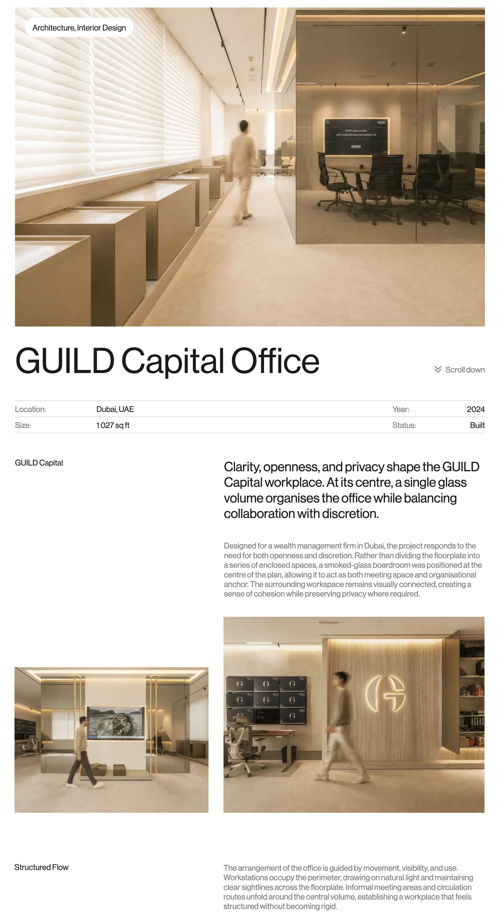 ADEPT Design studio website: screen 4 of 4