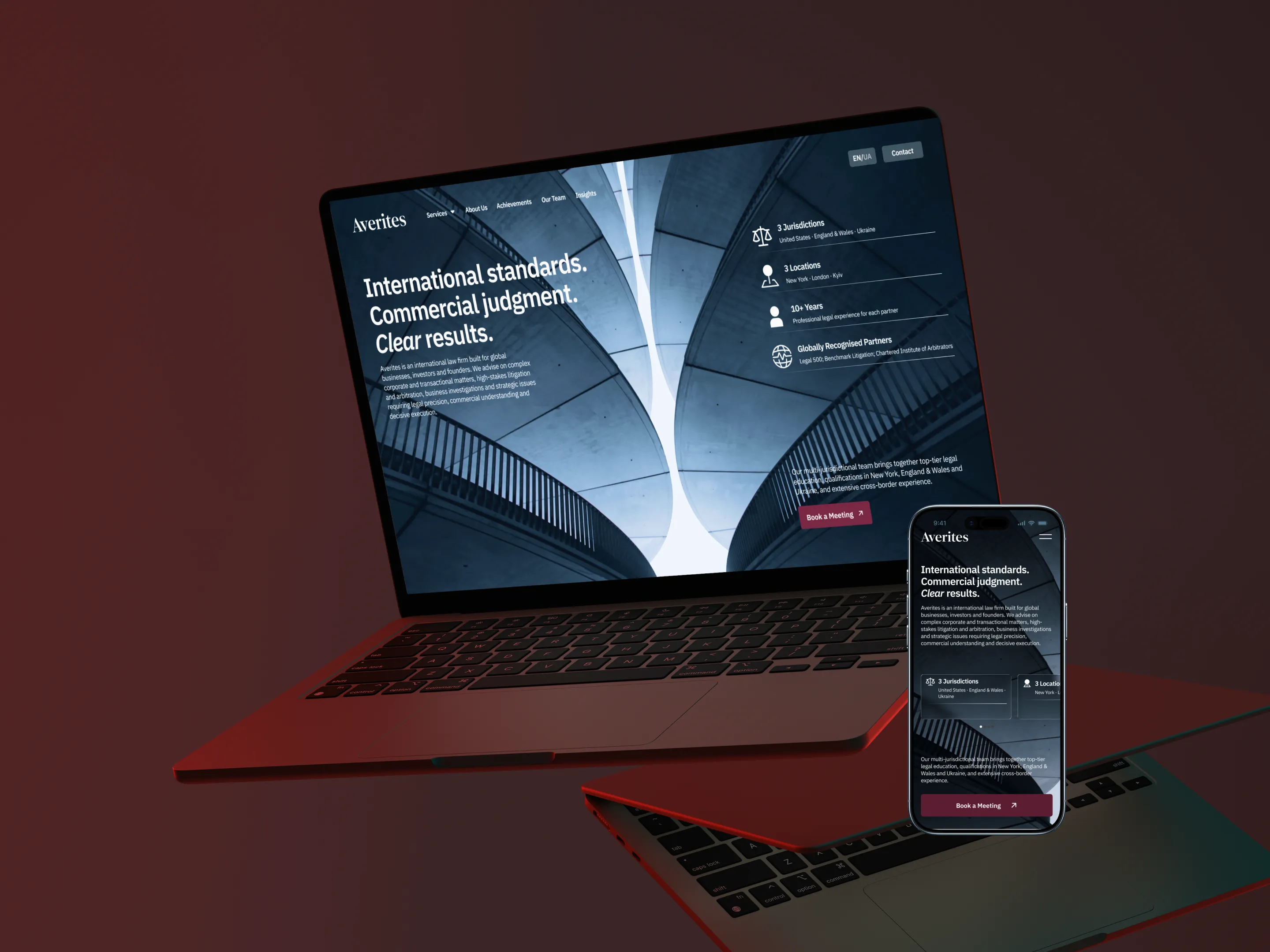 Averites studio website: screen 4 of 5
