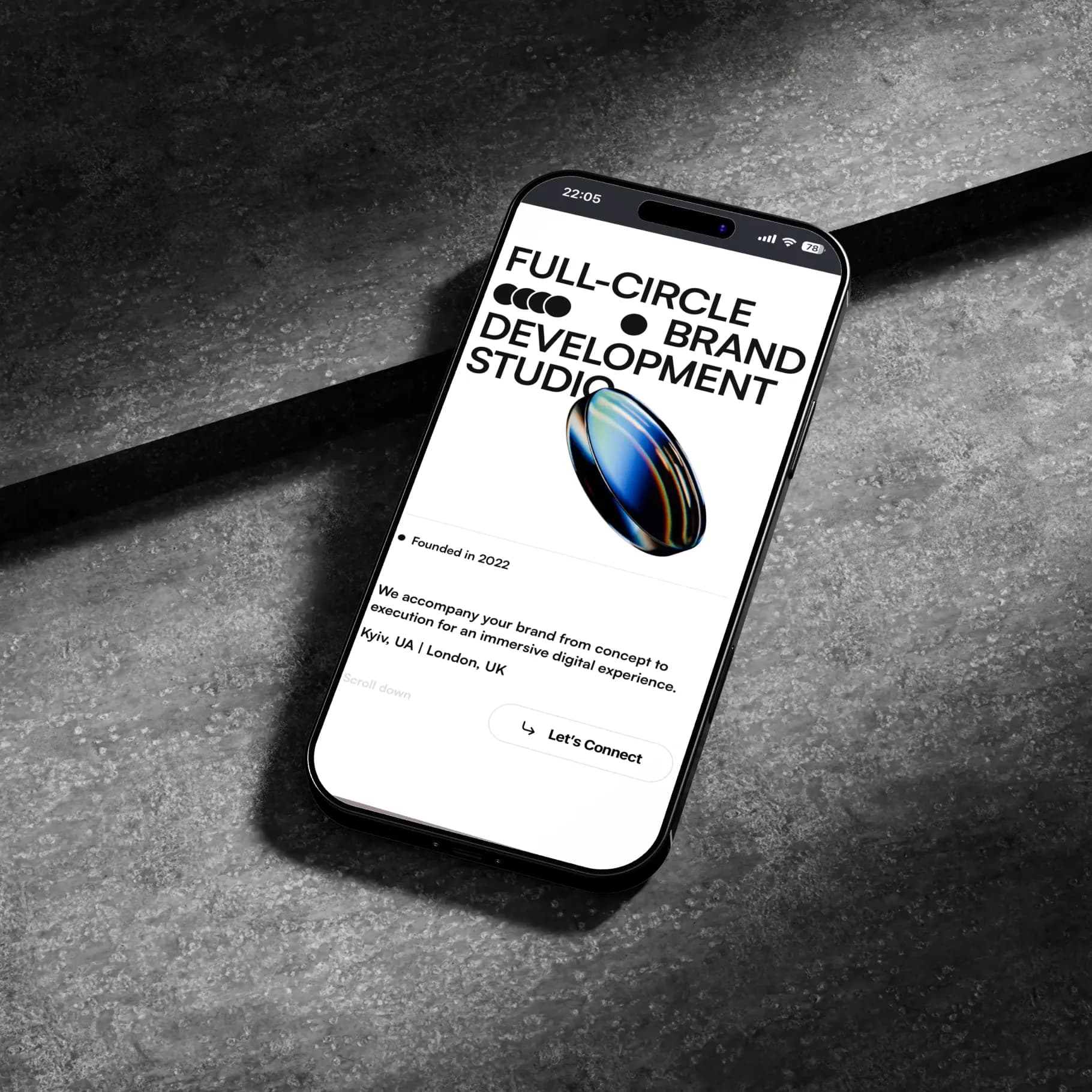 NOAR studio website: screen 3 of 4