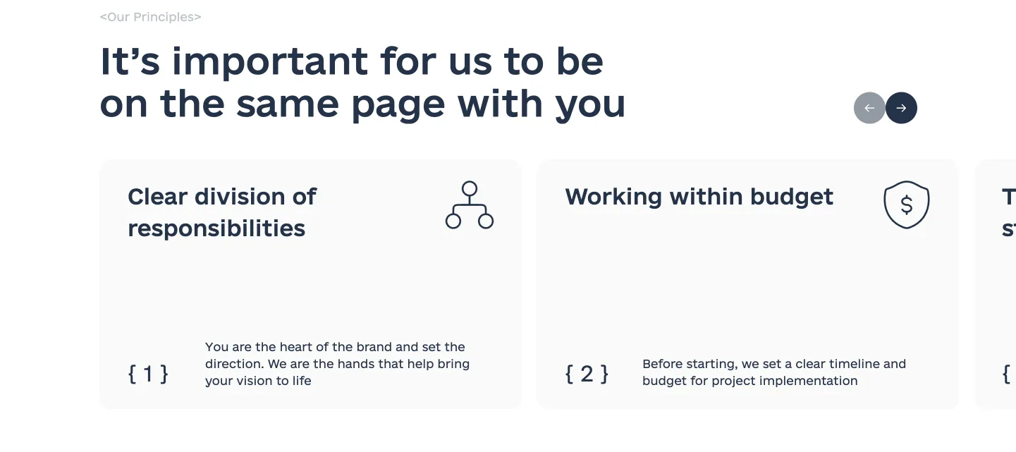 Voodoo Agency studio website: screen 4 of 4